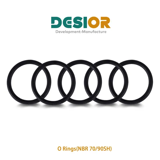 Durable FKM/Fvmq/Ffkm/HNBR/NBR/Solicone/EPDM/Cr/Acm O-Ring Seals Desior High Pressure O-Ring High Temp with IATF 16949 ISO 9001. Any Size, Any Matrial